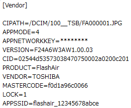 this image shows the MASTERCODE in the CONFIG file